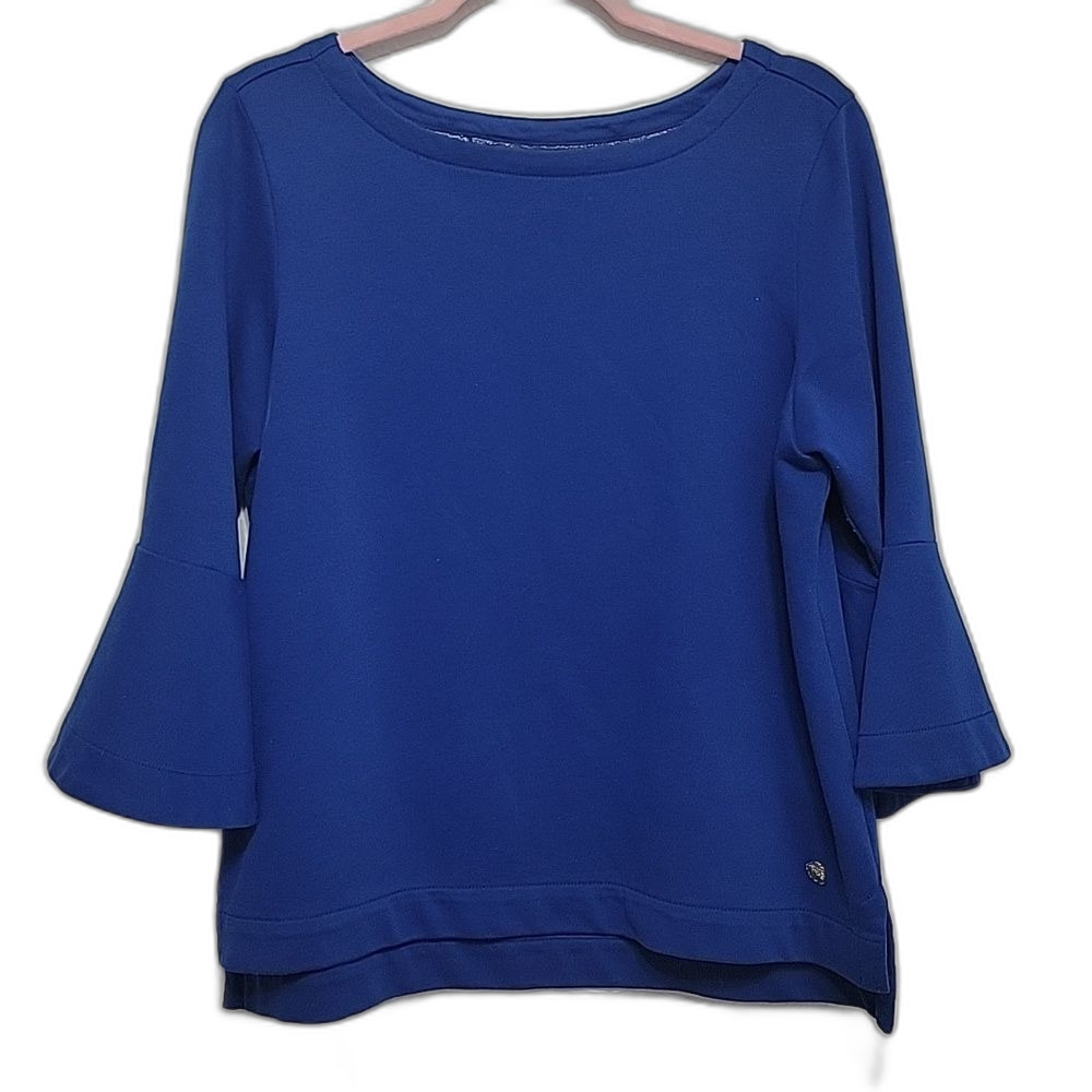 Tommy Bahama Blue Bell Sleeve Scoop Neck Women's Lightweight Sweatshirt